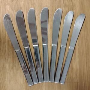 7 Habitat Terence Conran Cutlery Dinner Knives 8 1/2" Japan Stainless Vintage